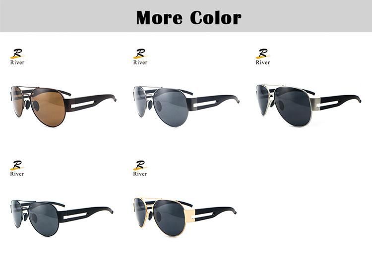 Creative New Double Beam Design Stock Polarized Men Sunglasses