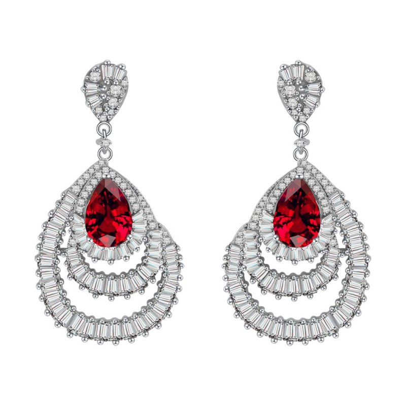 Hip Hop Shell CZ Crystals Healing Stones Fine Jewellery Sets Women 9925 925 Sterling Silver Jewelry Set Dubai Bridal Jewelry Set