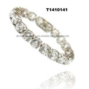 New Design Rhodium Plating Silver Bracelet