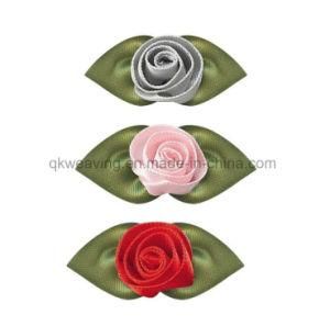 Satin Ribbon Rose Ribbon Flower for Decoration