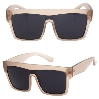 Square Frame One-Lens Cool Fashion Sunglasses