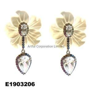 Fashion Jewelry /Earrings /with Shell Silver Earring /Fashion Earrings