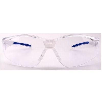 2019 Hot Selling Safety Sunglass with Blue Rubber