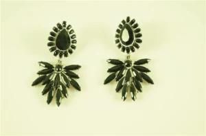 Alloy Earring with Acrylic Stones