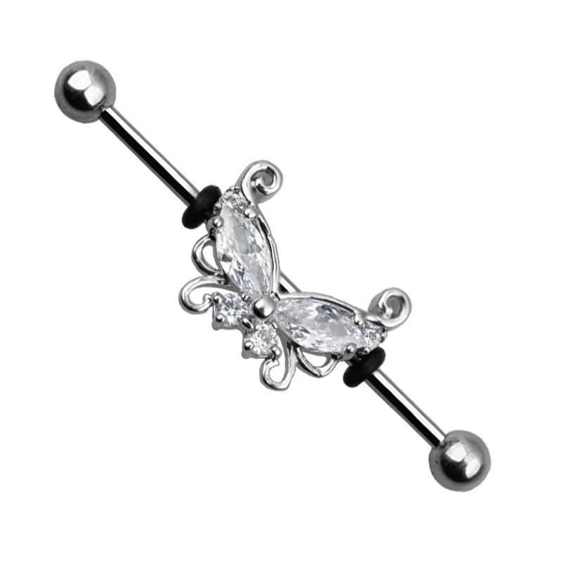 New 316L Surgical Steel Industrial Barbell Body Piercing Jewelry