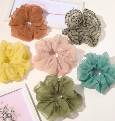 Cute Sweet Organza Hair Scrunchies Hair Band