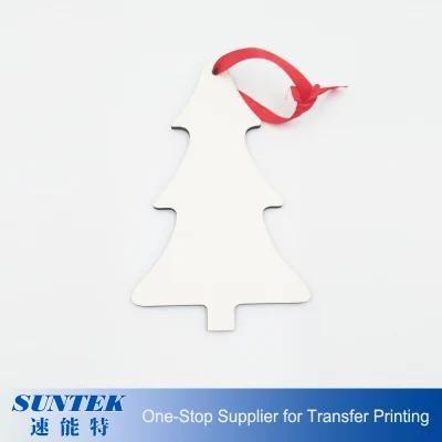 Tree Shape-Both Sides Printable MDF Christmas Ornaments