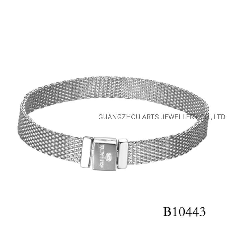 Sterling Silver Hotsale Wristband Mesh Bracelet