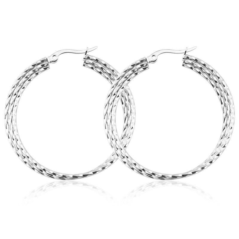 Manufacturer Custom Fashion Jewelry Earring High Quality Waterproof None Fade Earring Wholesale Stainless Steel Jewelry
