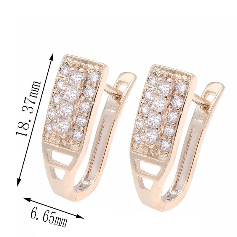 High Quality Party Women Exquisite Zircon Jewelry Earrings
