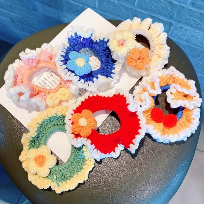 Hair Ponytail Holder Crochet Customized