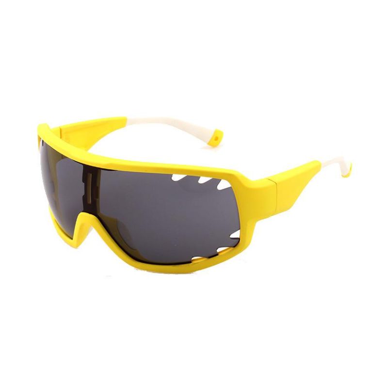 Mens Yellow Sport Goggles Sunglasses