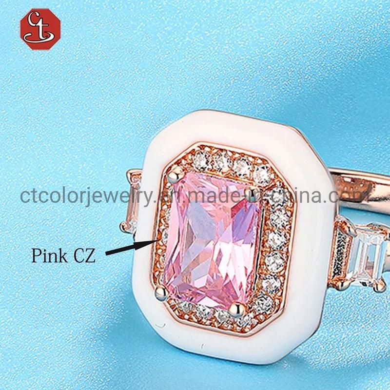 Engagement ring trend 2021 new fashion wedding big luxury Ring