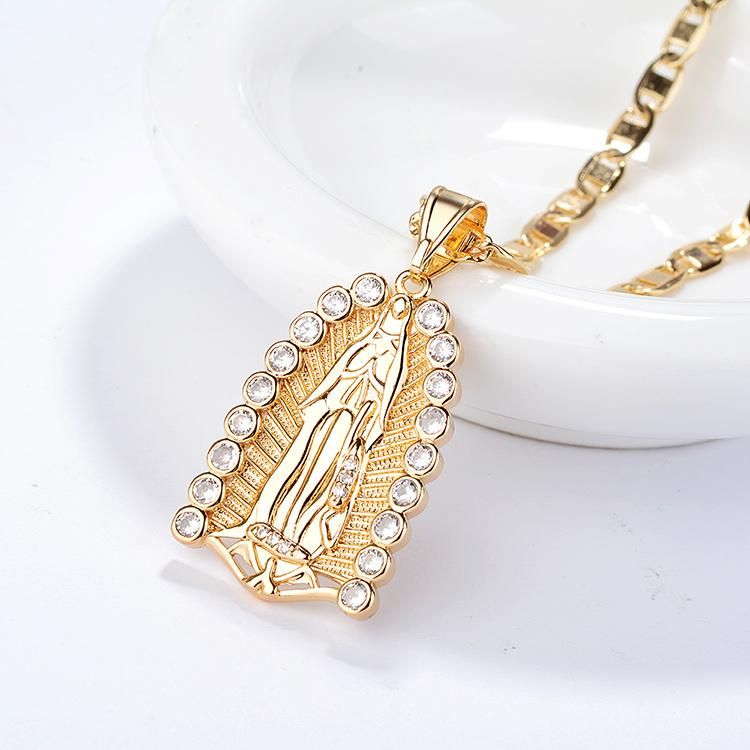 Fashion 18K White Gold Plated Color Hiphop Charm Necklace Cross Pendant Jewelry Designs
