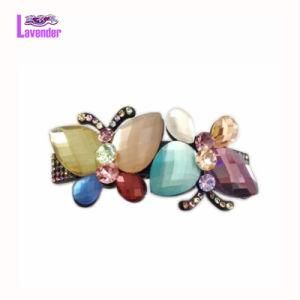 Hair Beauty Butterfly with Multi Crystal Hair Clips for Women