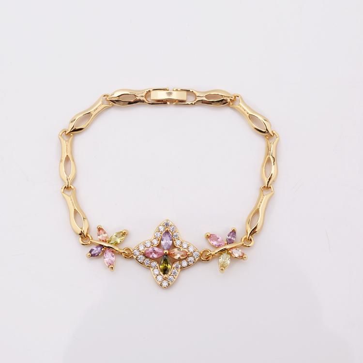 Fashion Costume Jewelry Cubic Zirconia Bracelet for Female