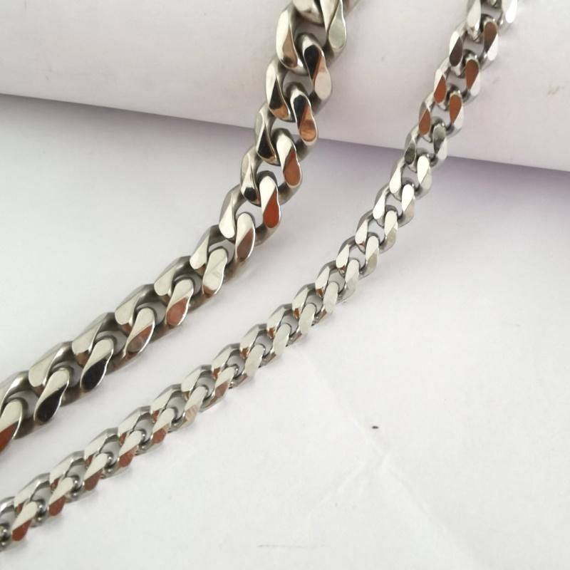 Stainless Steel Fashion Jewelry Making Chain Gold Plate Necklace Anklet Bracelet Handcraft