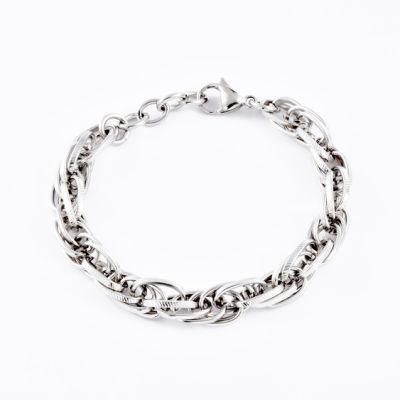 Mens Chunky Jewelry Accessories 316L Stainless Steel Chain Fashion Bracelet Jewellery Rust Free