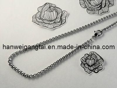2013 Newest Fashion Women 316L Stainless Steel Rolo Chain