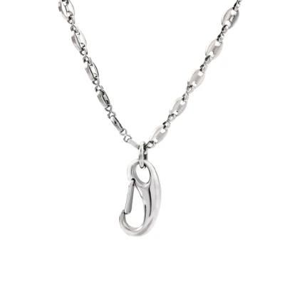 New Fashion Accessories Clasper Pendant Fashion Jewelry Coffie Bean Chain Necklace