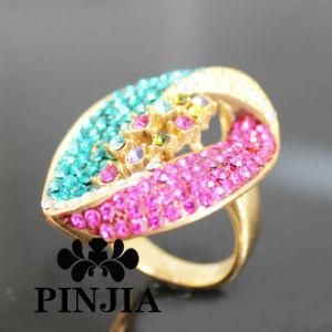Women Gold Diamond Ring Fashion Jewelry