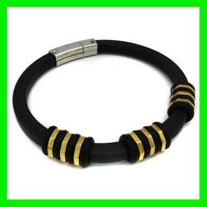 2012 Rubber Stainless Steel Bracelet Jewellery
