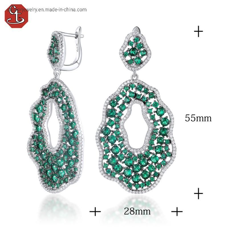 Popular Ins Celebrity New Earring colorful cubic zircon wholesale factory price Earring