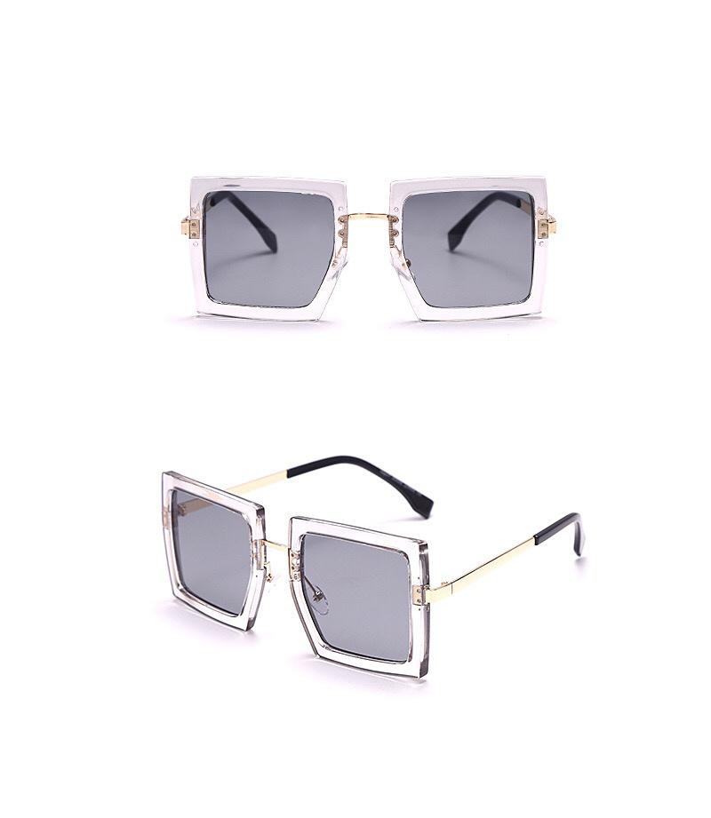 Hot Selling Fashion Square Shape Sunglasses with Polarized Lens