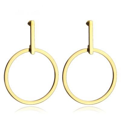 French Metal Style Stainless Steel Earring Jewelry