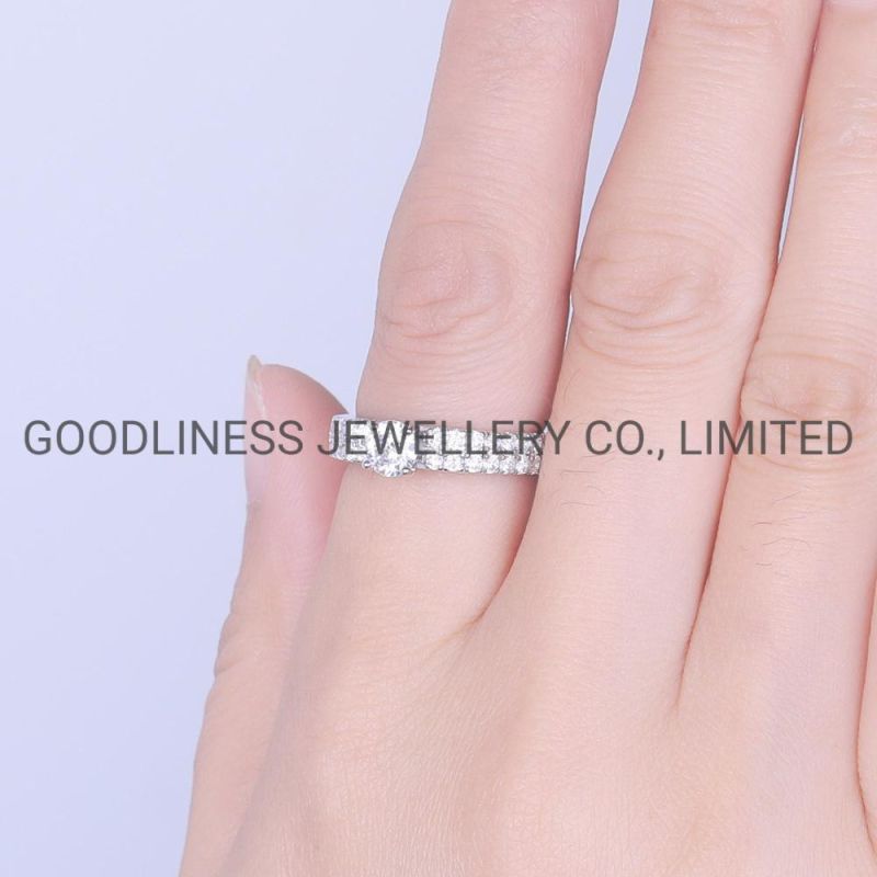 Fashion Designer Custom Women Gold Fiiled Crystal Dainty Rings Jewelry