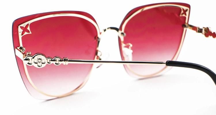Hot Oversize Cat Eye Stock Women Sunglasses