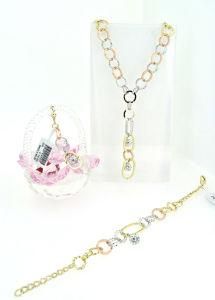 Fashion Jewellry Sets Plating Three Color Yellow Golden Color New Style Jewelry (NB05267N4XS)