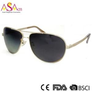 High Quality Fashion Men Polarized Metal Sunglasses with UV400 (16003)