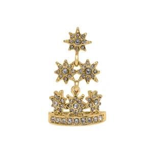 Fashion Jewelry Crystal Stone Star Charm Women Finger Statement Cocktail Ring