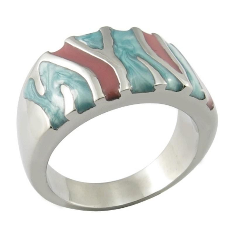 Women Gift Stainless Steel Jewellery Enamel Ring Women Gift