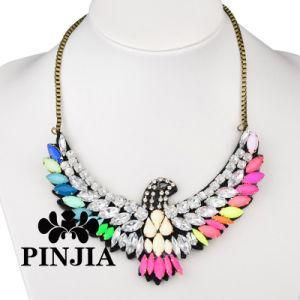 Bohemia Colorful Eagle Shinning Rhinestone Bib Collar Necklace Fashion Jewelry