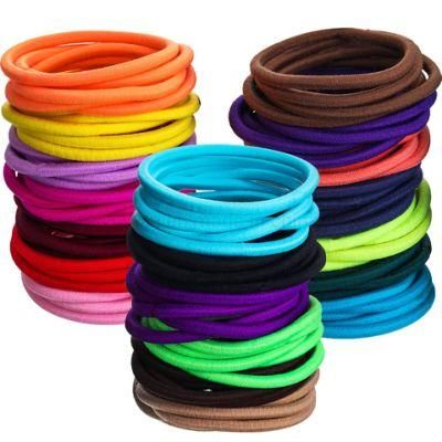 Seamless Hair Elastic Ties Hair Band Ponytail for Kids