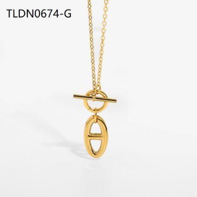 Gold jewellery, Jewelry 18K Gold, Love Necklace Stainless Steel Fashion Jewelry