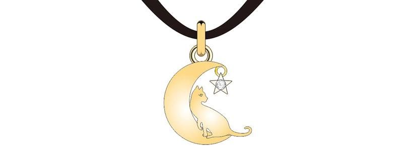 Sell Well Golden Animal Moon Jewelry Set