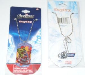 Avengers Metal Dogtag with Ballchain