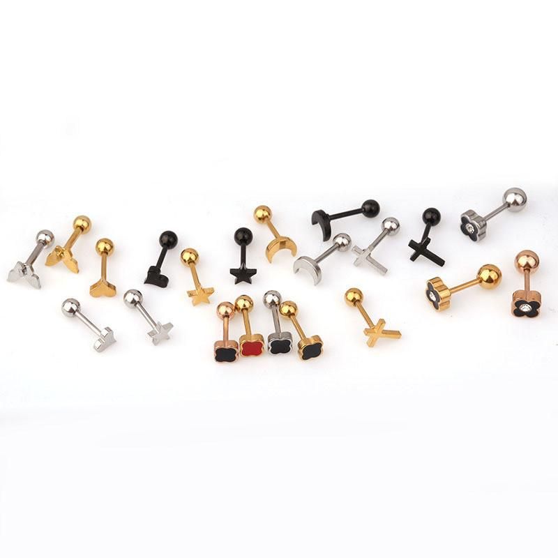 Stainless Steel Earrings Stud Body Piercing Jewelry