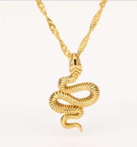 Stainless Steel Gold Silver Snake Pendant Necklace for Women Girls Collier Bijoux 2020 Fashion Jewelry Birthday Gift