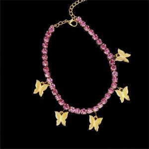 Popular Butterfly Element Anklet New Shiny Footwear