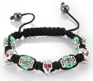 Halloween Silver Charm Bead Bracelet Ve77