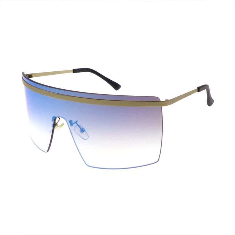 2021 High Quality Metal Fashion Style The Cylindrical Lens Sunglasses