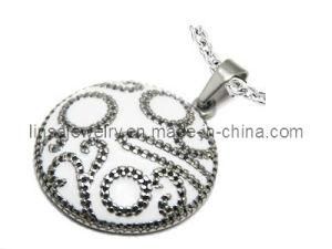 Fashion 316L Stainless Steel Circle Pendant Jewelry (P081)