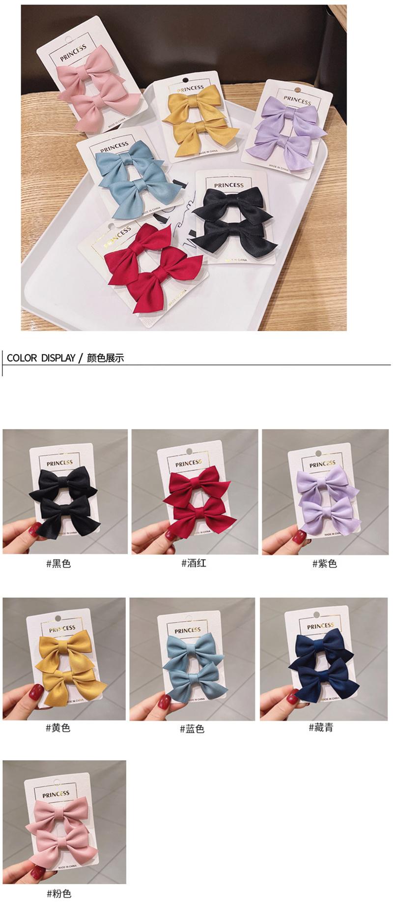 Children′s Bow Headwear New Little Girls Baby Women′s Hairpin