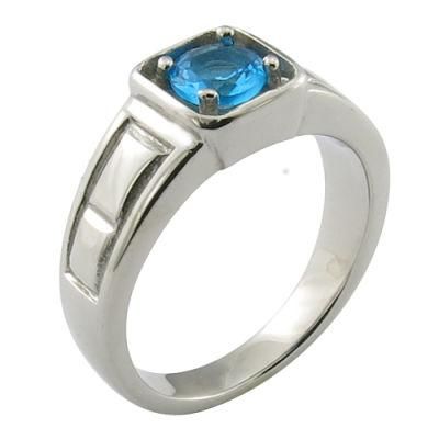 Stainless Steel CZ Ring Elegant Ring Custome Ring