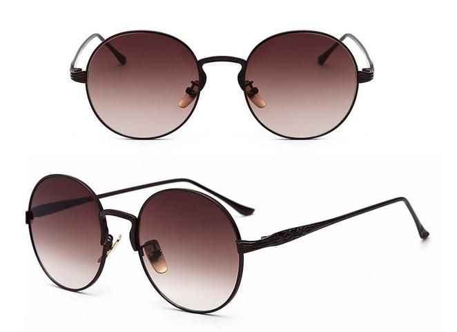 2017 Round Shape Hot Selling Lady′s Sunglasses Beach Sunglasses Summer Visor Sunglasses (MOD. 1006)
