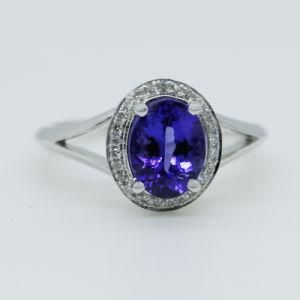 Beautiful 925 Sterling Silver Hot Selling Sapphire Ring